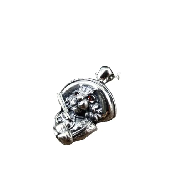 S925 Sterling Silver Vintage Cat Pendant Single Pendant - Shop at LoveMi