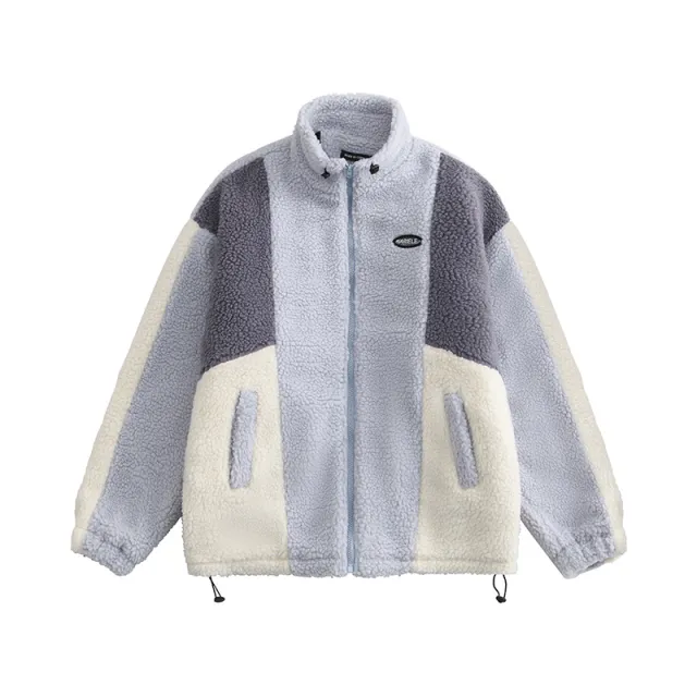 Cashmere Warm Stand Collar Couple Jacket Tan - Shop at LoveMi