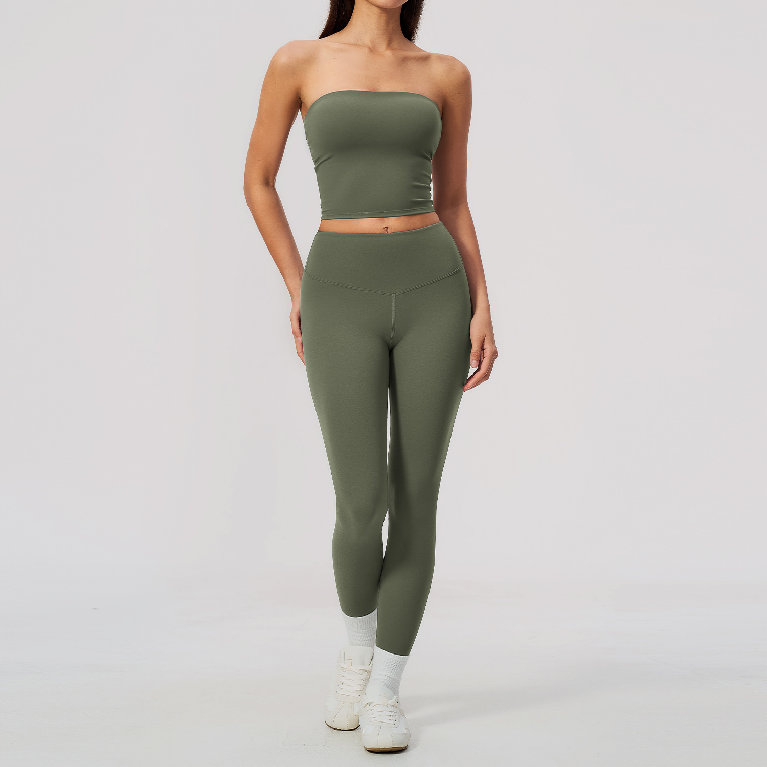 Running Sports New Strapless Yoga Suit Set 4