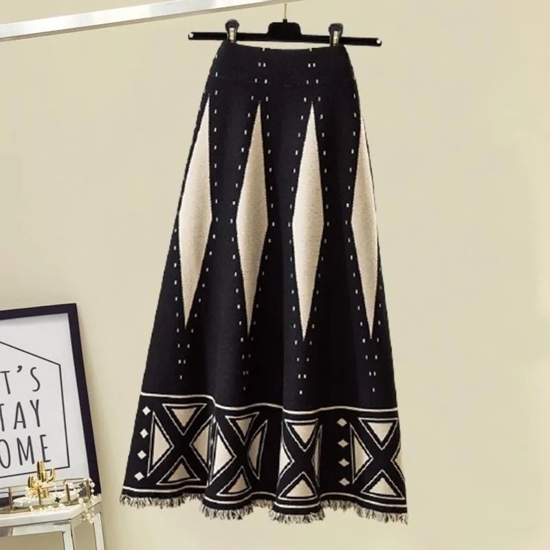 Slimming Sweatshirt Korean Loose False Two Pieces Mid-length Two-piece Set