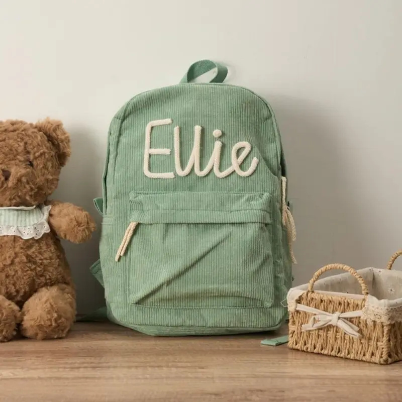Handmade Name Childrens School Bag