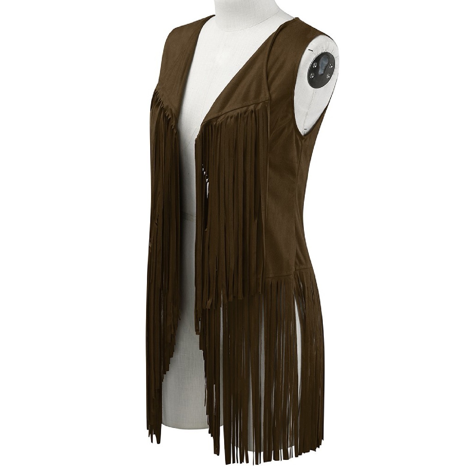 Title 27, Fashion Thin Tassel Sleeveless Vest for Women. ...