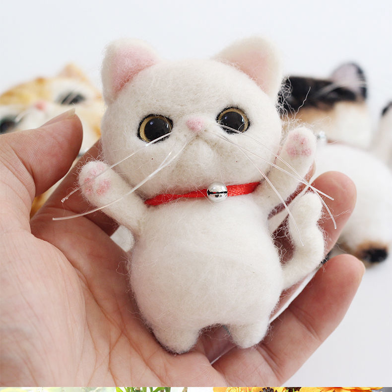 Felted Wool Needle Felting Brooch, picture 2 of 5