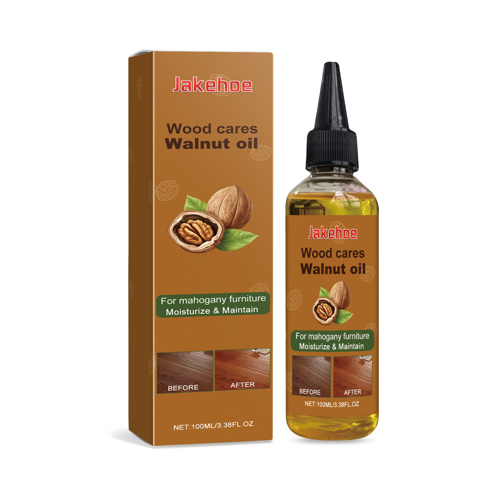 JAKEHOE Wood Furniture Clean And Polish Oil 100Ml - Shop at LoveMi
