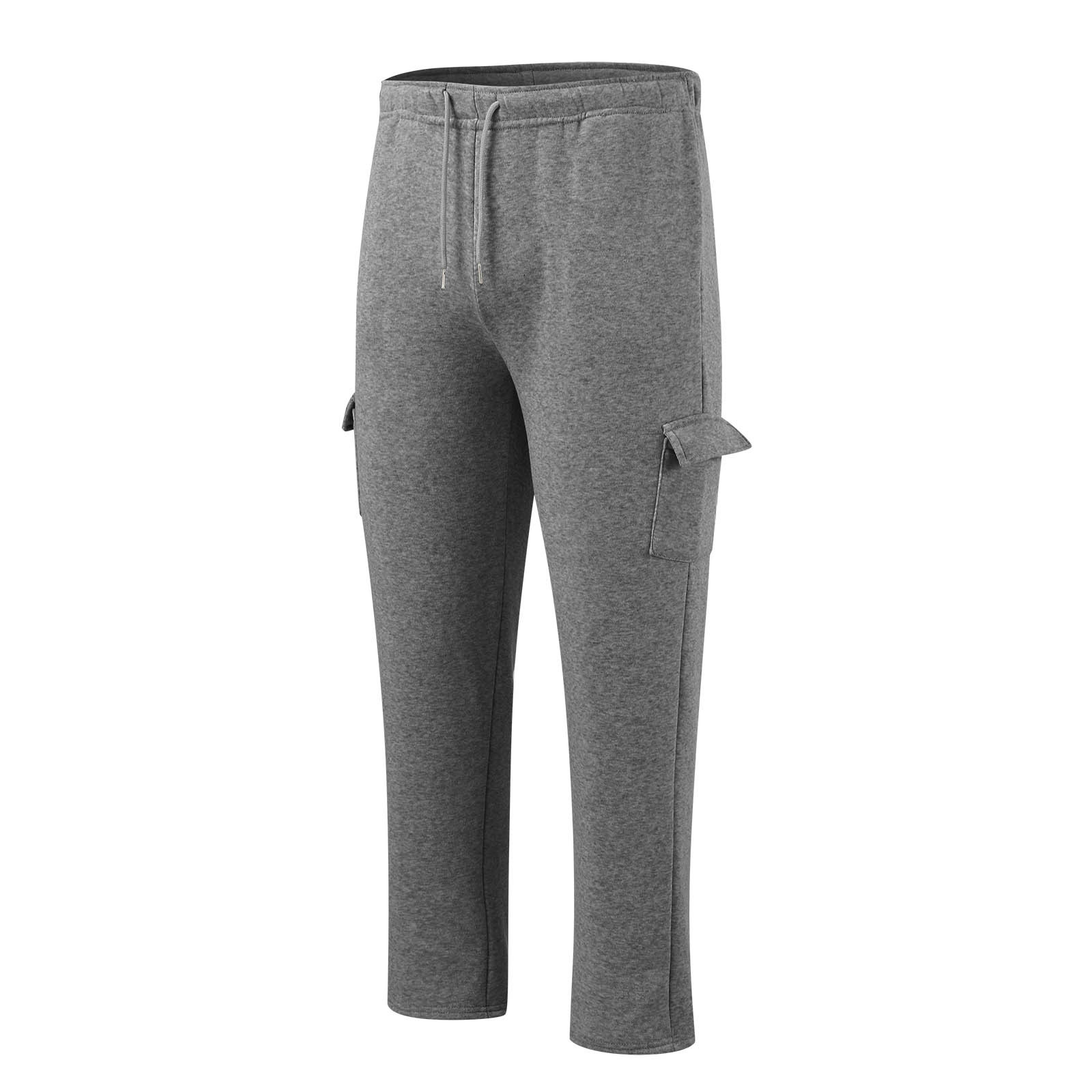 Sweatpants Men's Multi-pocket Knitted Loose Casual Pants