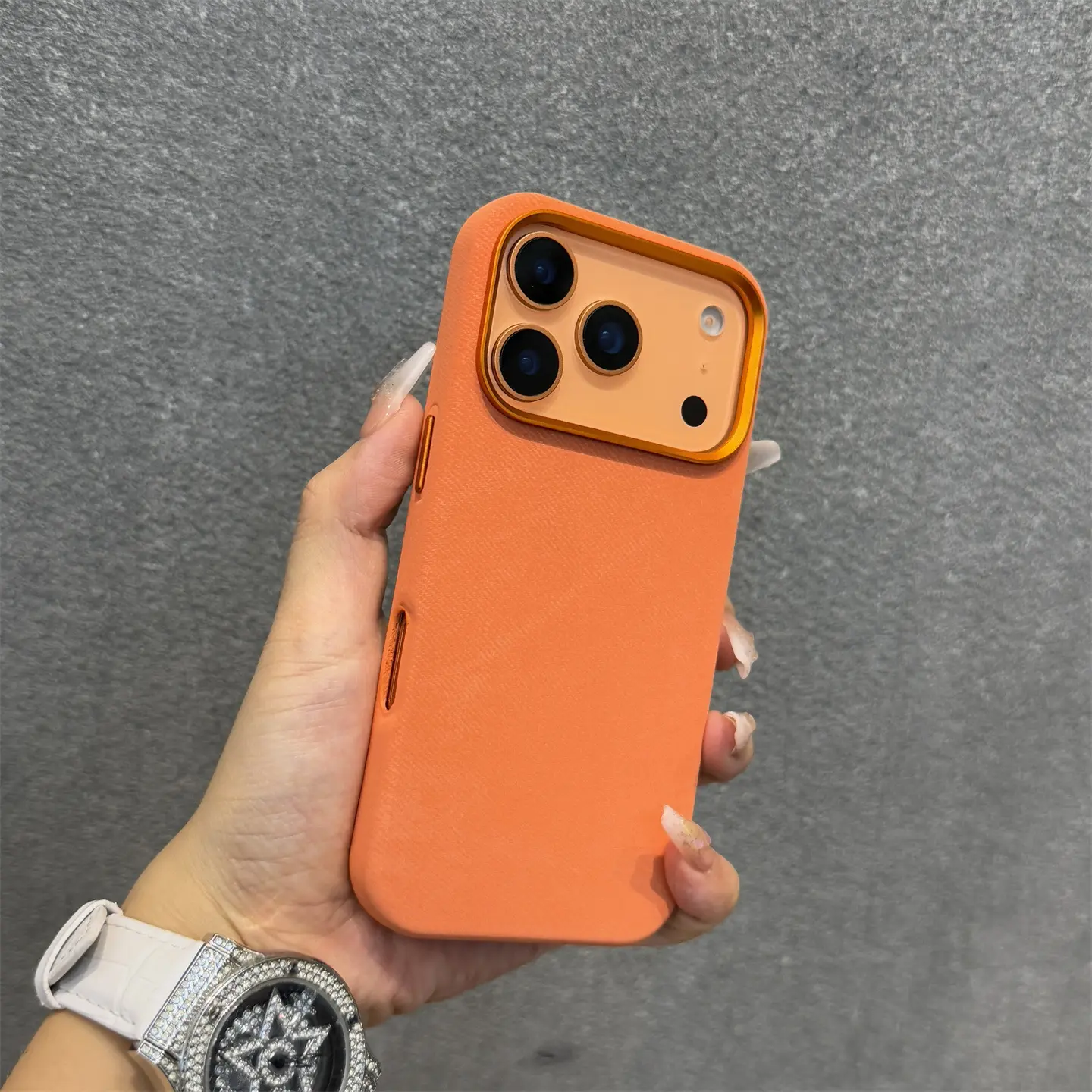 Flannel Fiber Cloth Magnetic Phone Case