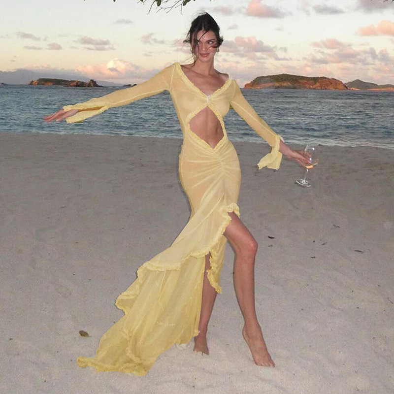 Long Sleeve High-Waist Dress, picture 3 of 8