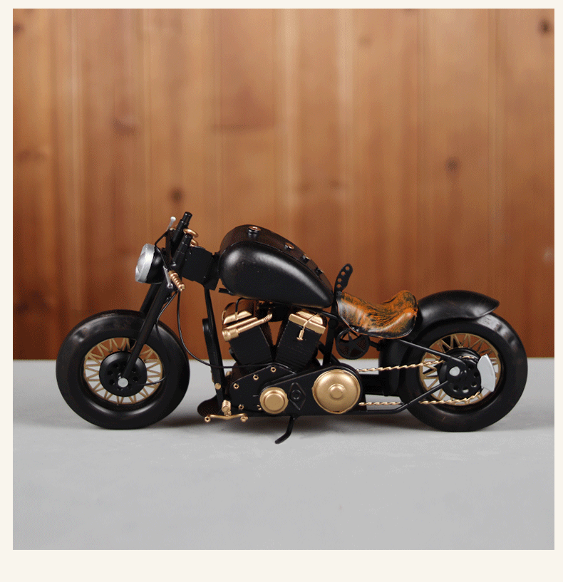 Title 3, Tough Guy Motorcycle Model Handmade Creative Or...