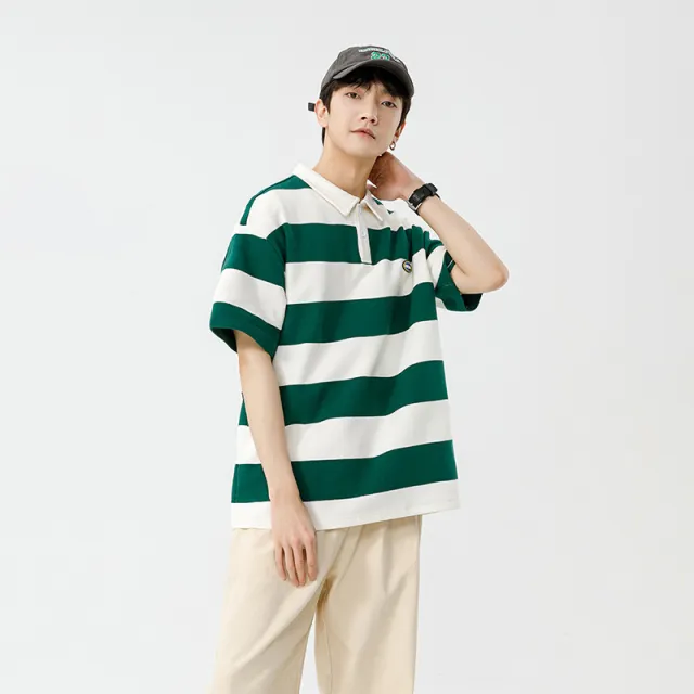 Japanese Style Men's Shirt T shirt Short Sleeve Summer Loose Couple Green - Shop at LoveMi