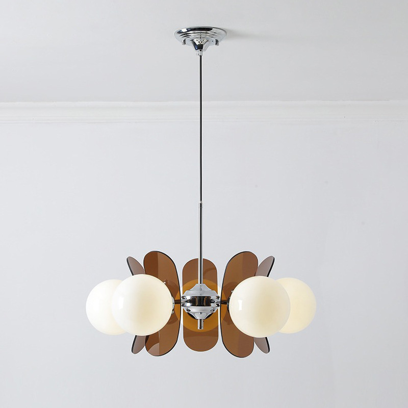 Retro Dining Room Chandelier Living Room Bedroom Eye Protection Chandelier