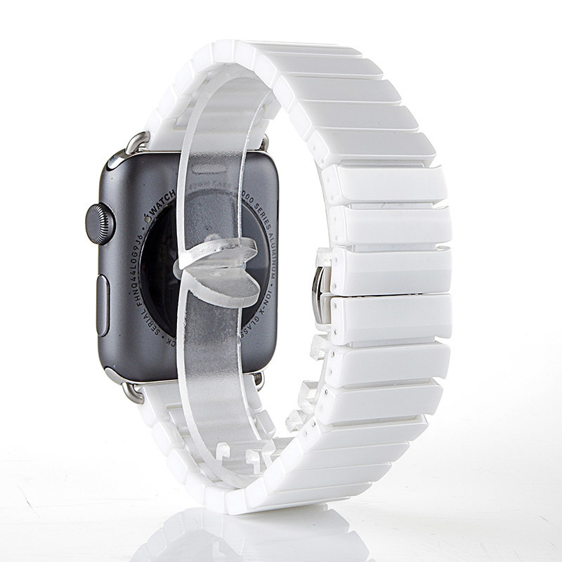 Black And White Ceramic Watch Strap