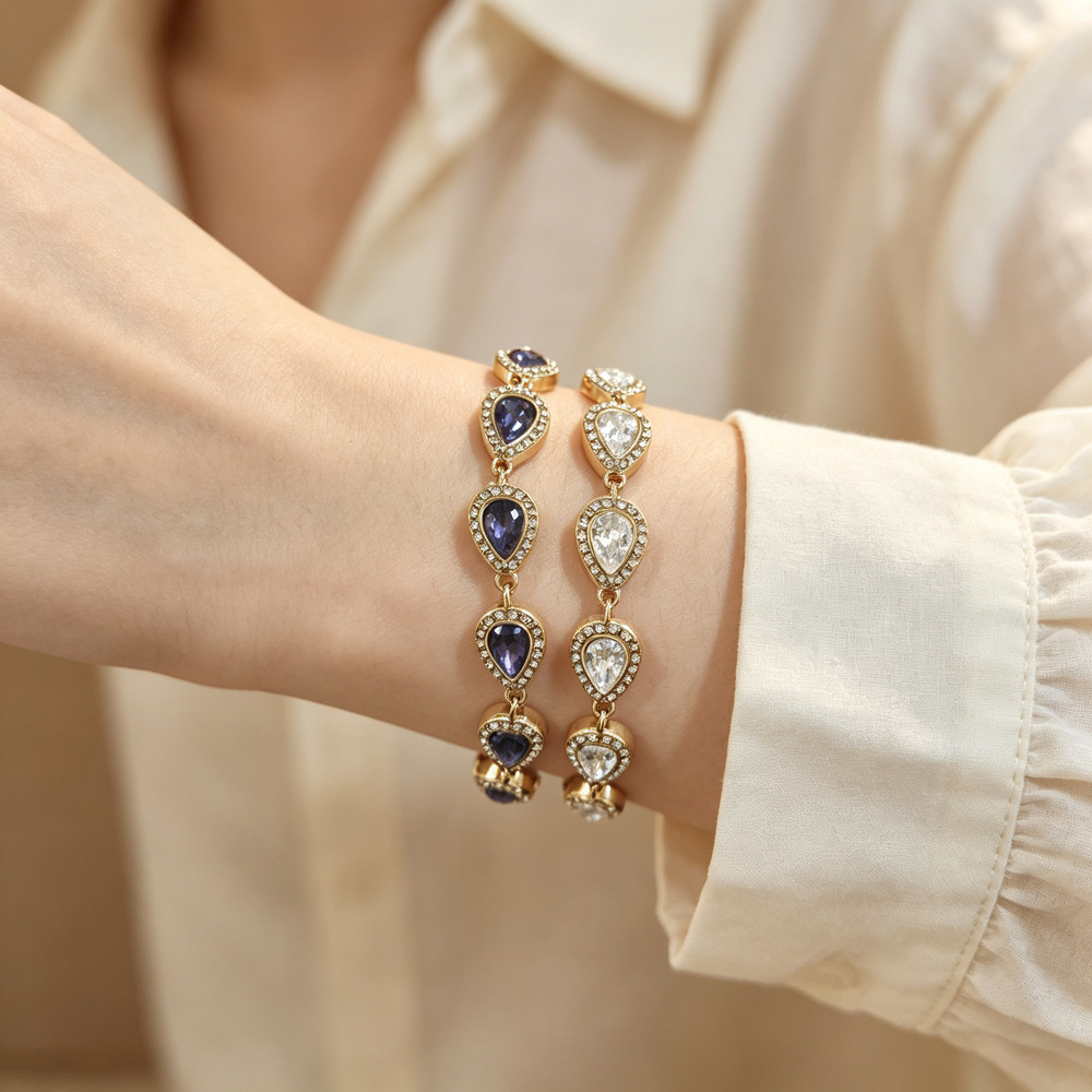 Colorful Zircon Titanium Steel Necklace product image