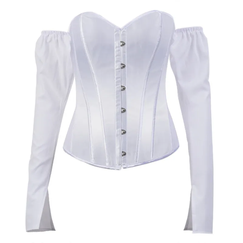 Women's Body Shaping Top Off-shoulder Slim Fit - Pearl White
