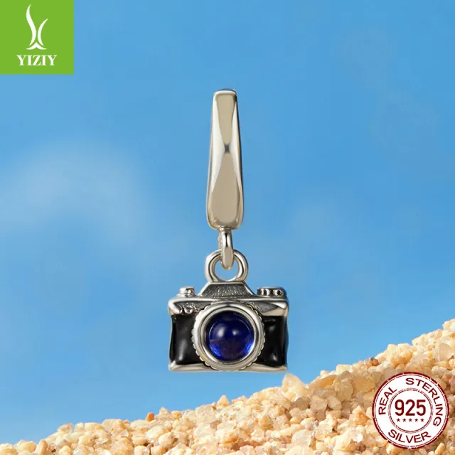 S925 Sterling Silver Clasp Adjustable Camera Pendant Beaded Diy Bracelet Accessories Scc3032 - Shop at LoveMi