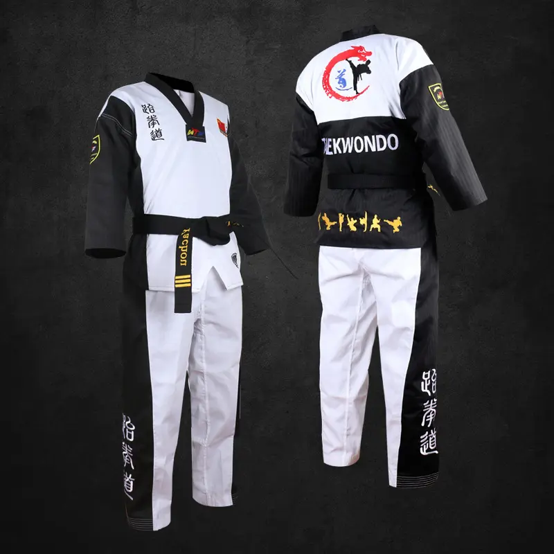 Children's TKD Uniform Long-sleeved Training Performance Costume