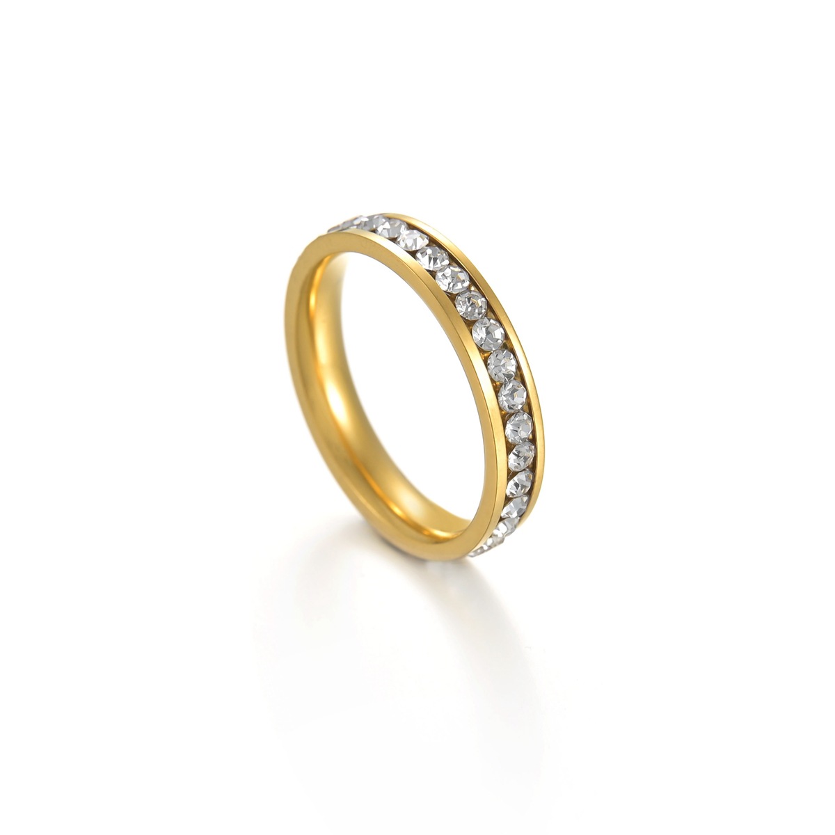 Title 5, Bague femme diamant simple et classique, une se...