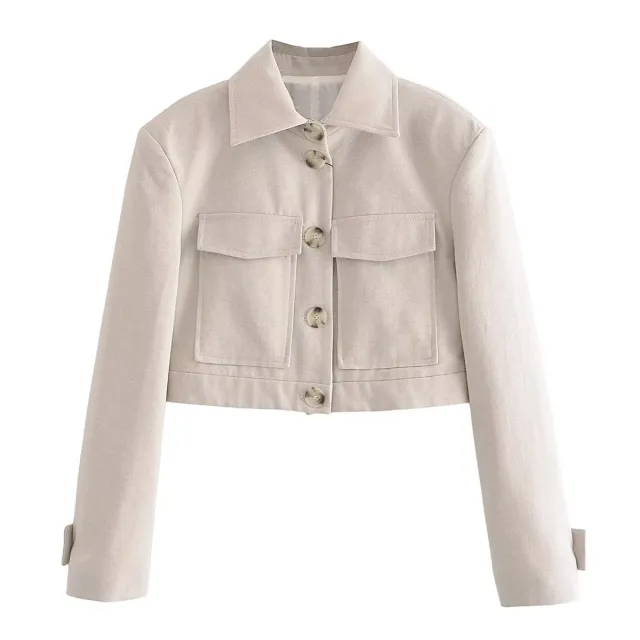 Spring Vacation Style Short Women's Suit Jacket Straight leg Pants Suit Xs - Shop at LoveMi
