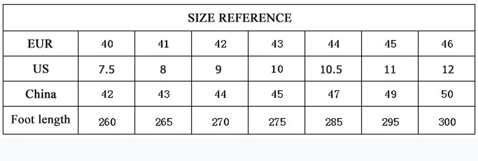 Size reference 2