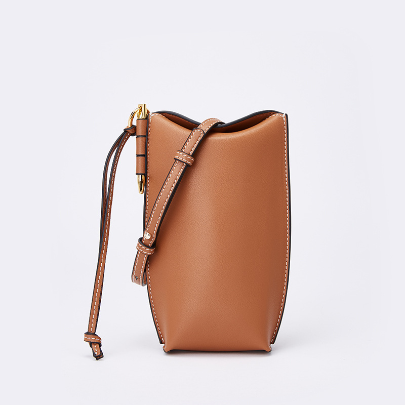 Genuine Leather Mini Crossbody Bag, picture 5 of 6