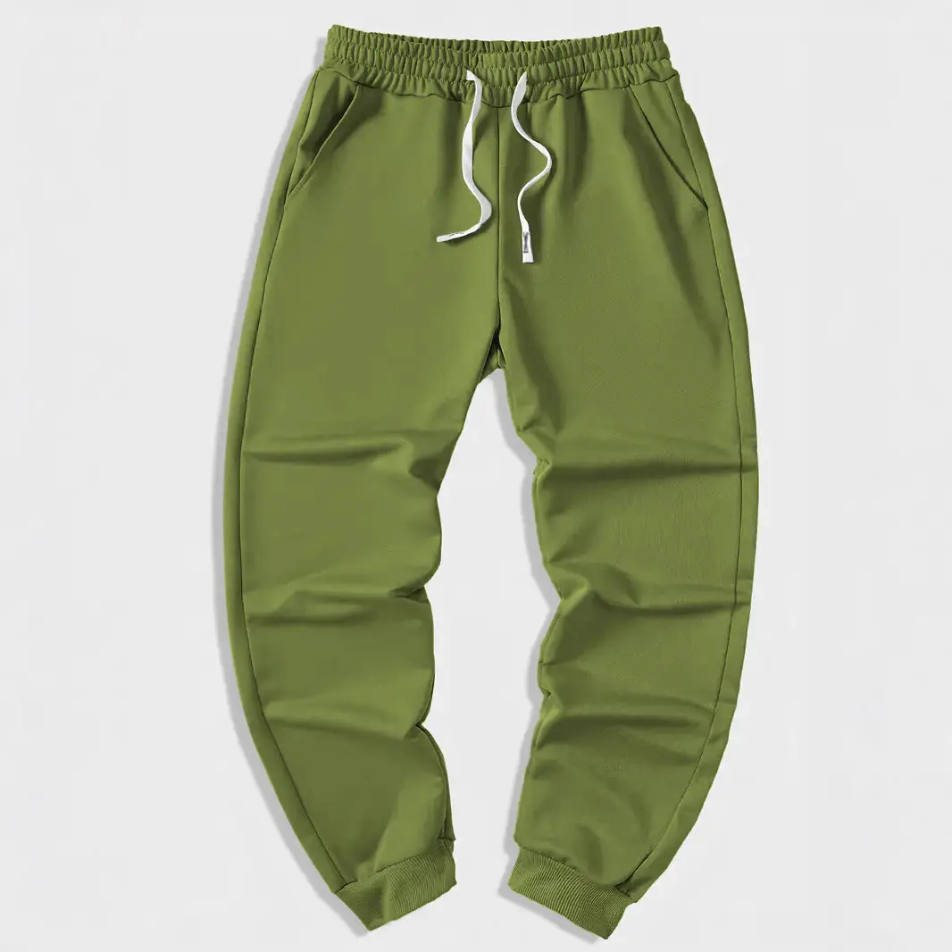 Women's Pure Color Tied Sports Trousers