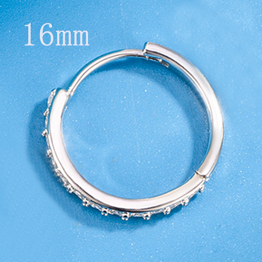 European And American Single Row Diamond Ear Ring