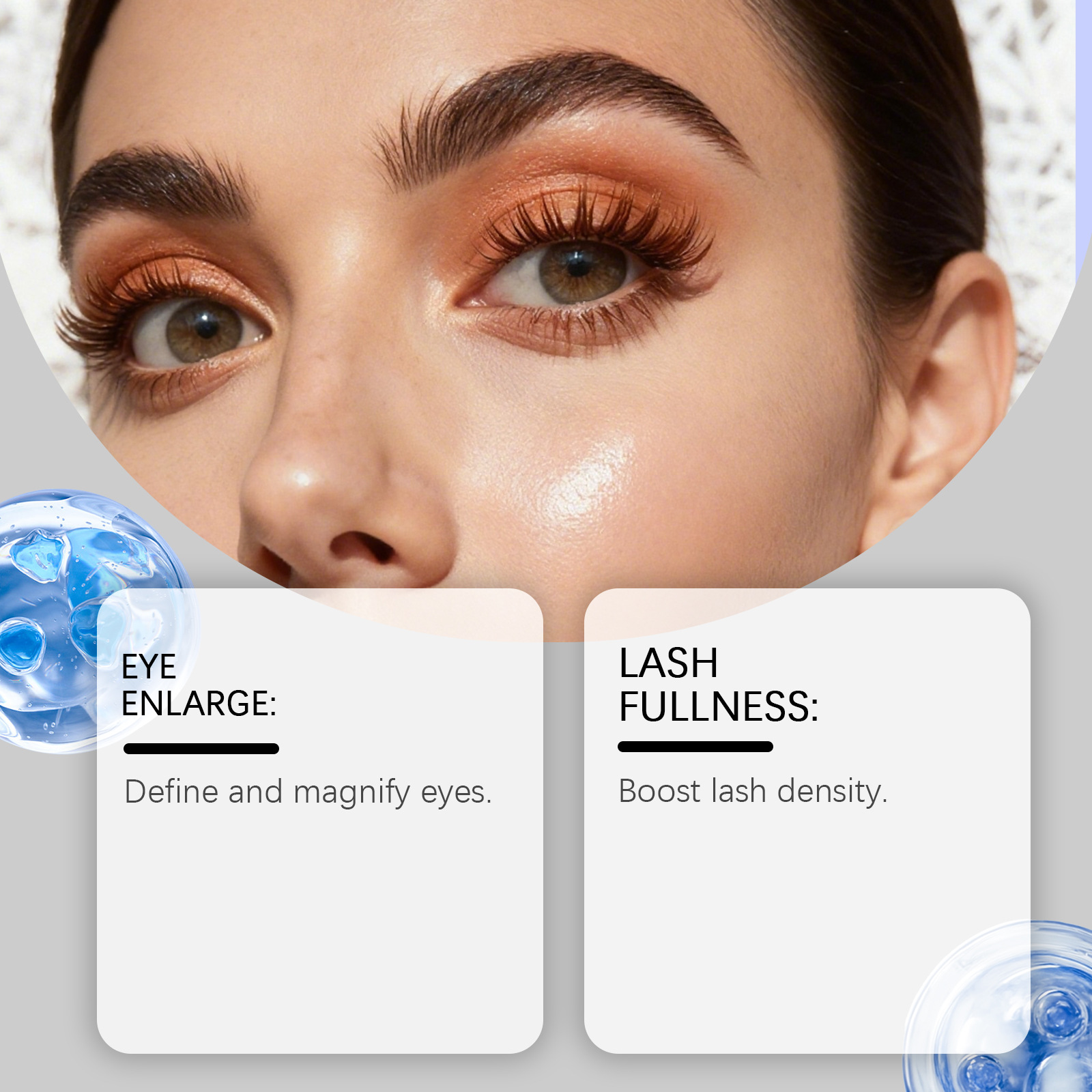 Lightweight, Smooth, Smudge-proof, Naturally Curled, Daily Beautiful Makeup