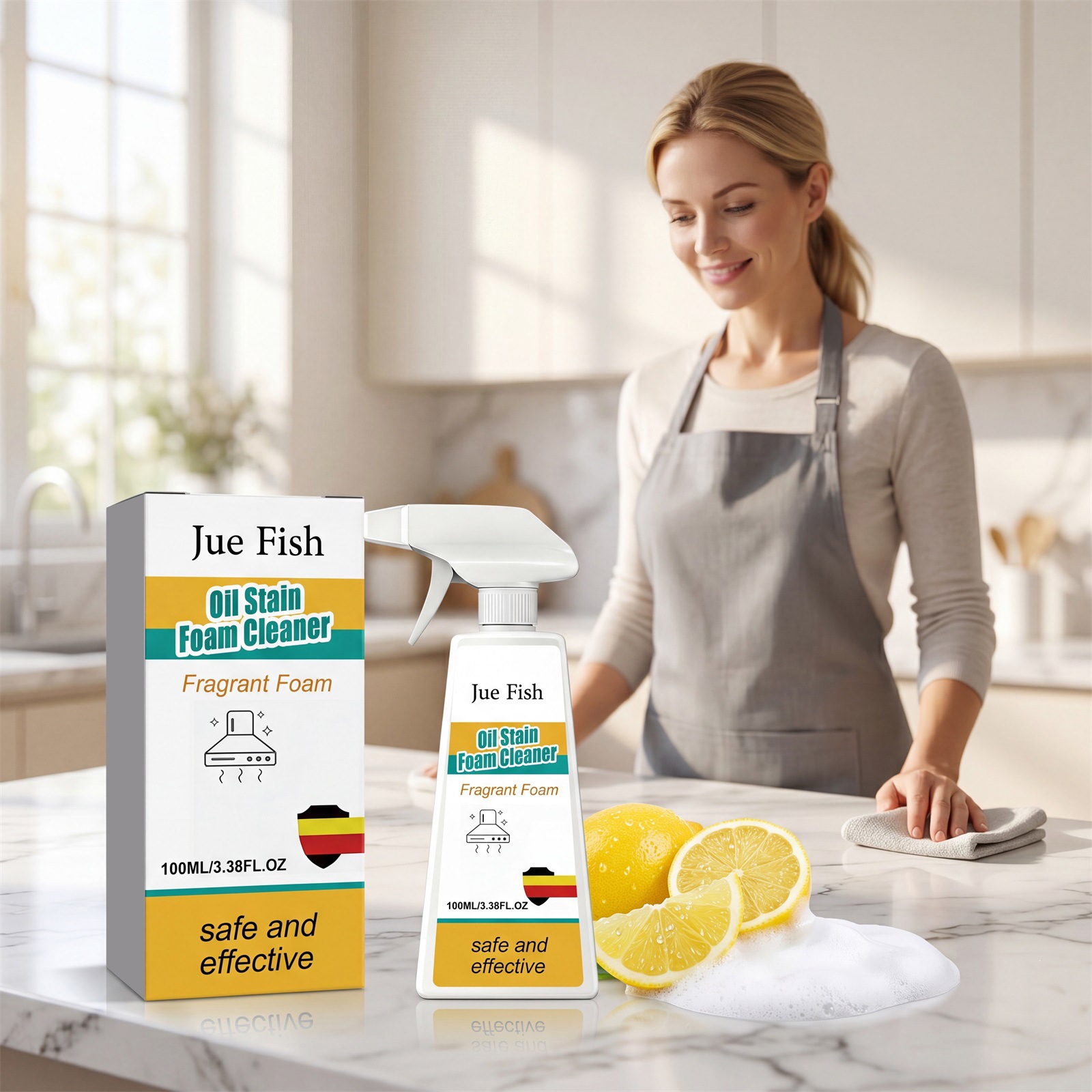 Kitchen Grease-removing Foam Cleaner
