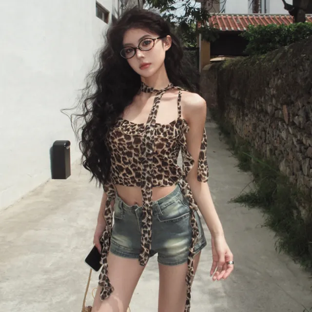 Women's Summer Leopard Print Camisole Leopard - Shop at LoveMi