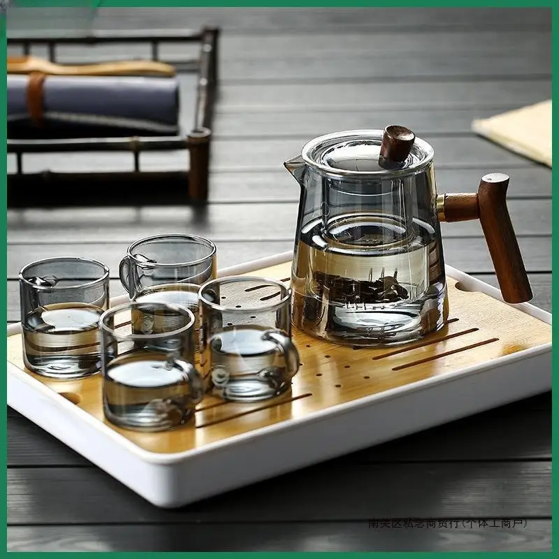Household Thick Heat-resistant Glass Teapot Set