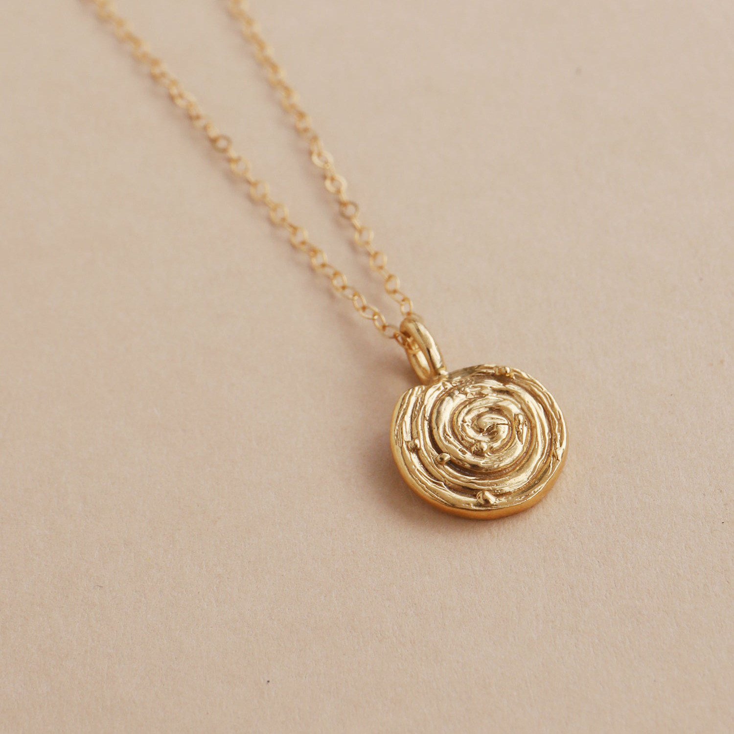 Croissant Pendant Necklace Ear Stud 18K Gold Color Protection