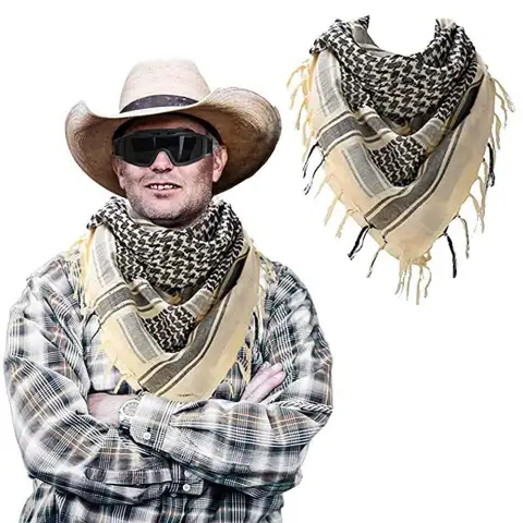 Men's and Women's Cotton Desert Tactical Scarf