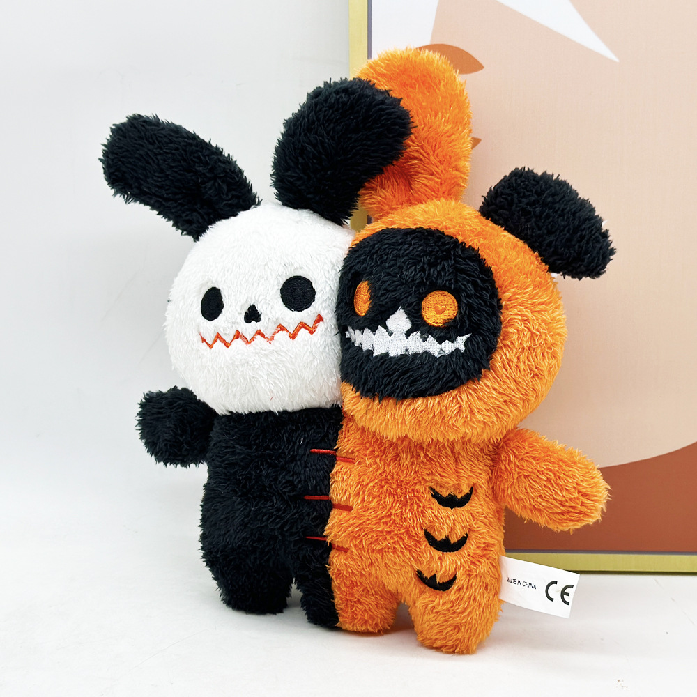 New Halloween Doll Double-Headed Ghost Animal Plush Toy detail photo 6