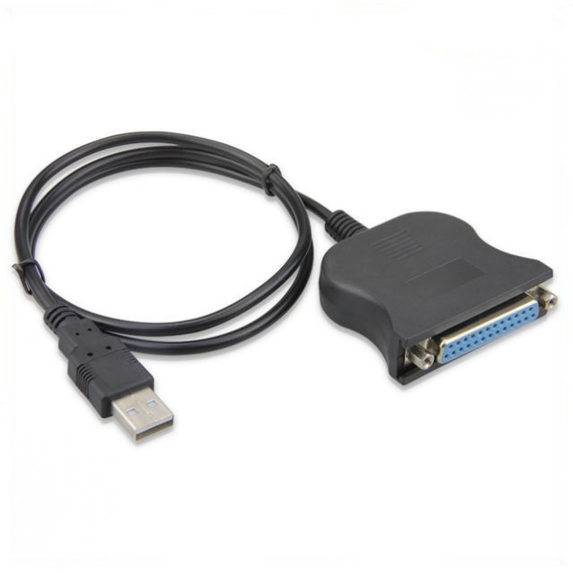 Usb To 25 Pinhole Parallel Lines DB25 Interface IEEE 1284 Printer Usb20 Cable - Image 4