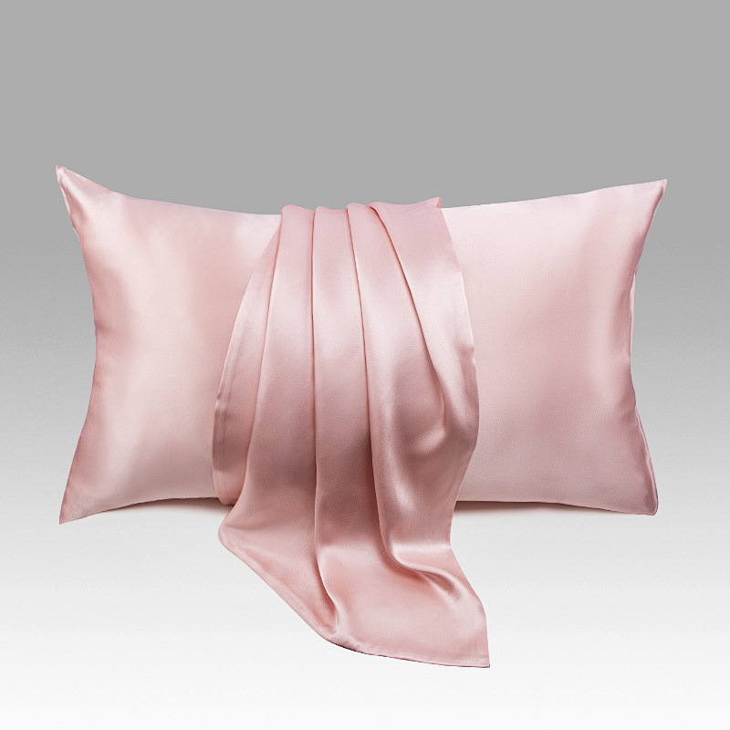 Solid Color Embroidery Double-sided Quilt Cover Pillow Case — image 1