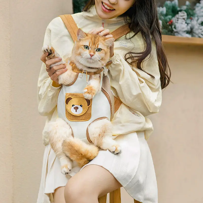 Pet Outdoor Portable Double-Shoulder Dog Bag