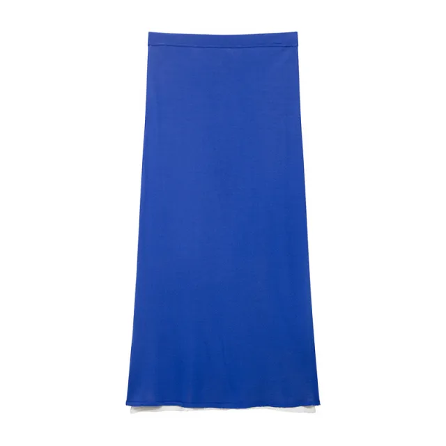 European And American Style Double layer Knitted Halter Top Skirt Skirt - Shop at LoveMi