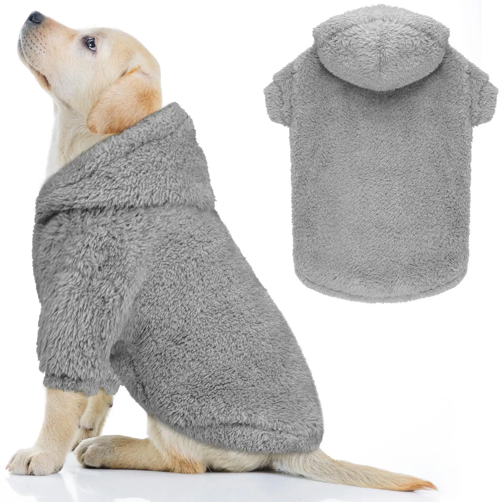 Flannel Bathrobe For Small And Medium-Sized Dogs