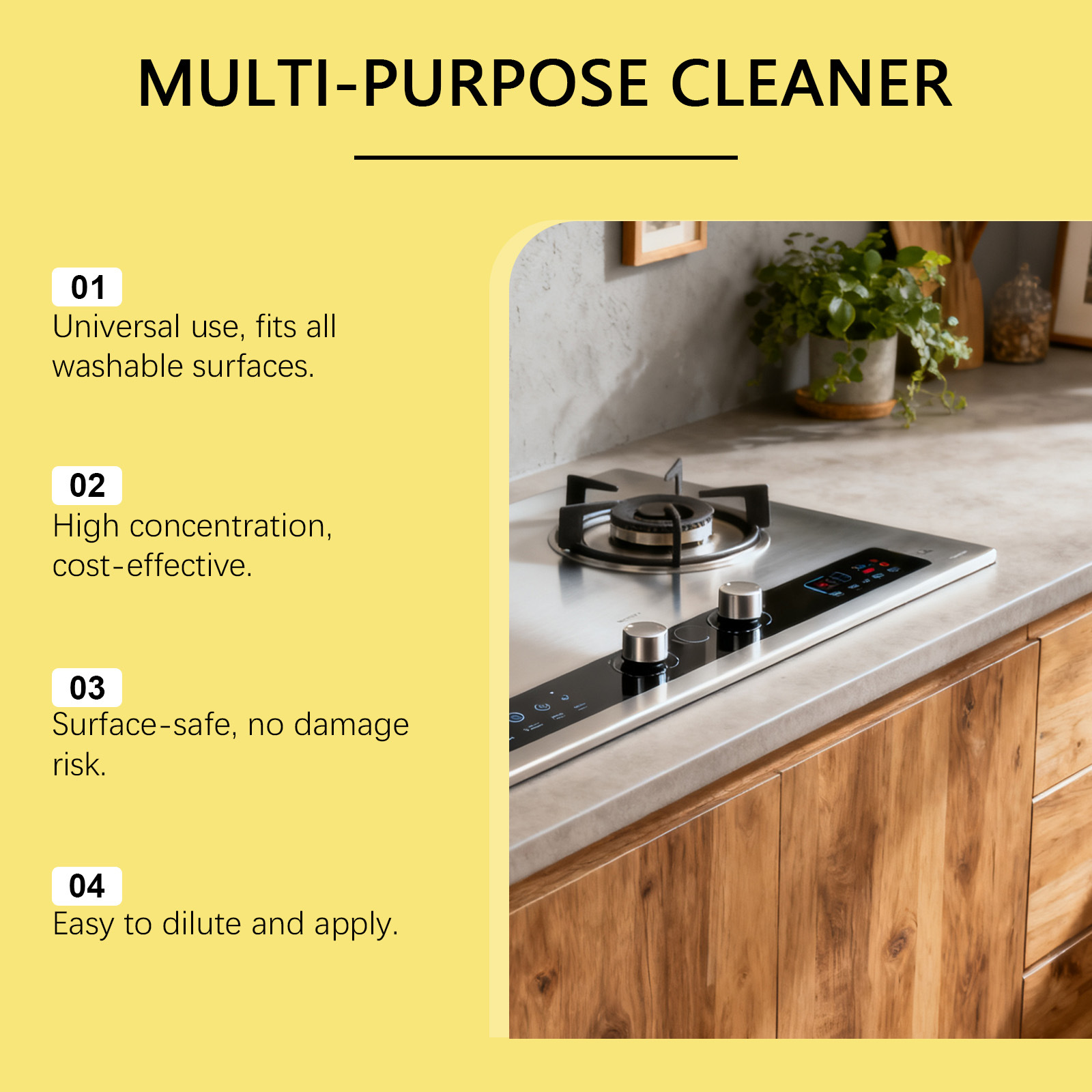 Multi Purpose Cleaner For Daily Deep Cleaning Of Surface Oil And Stains - Image 2