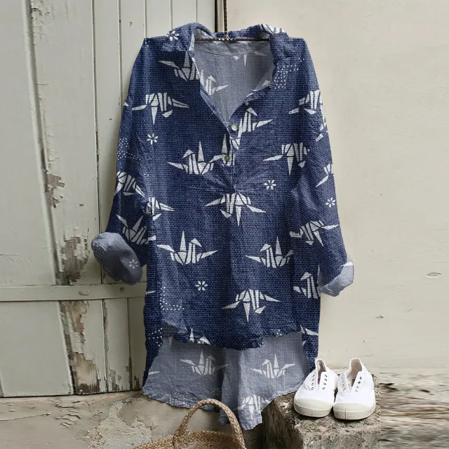 European And American Autumn And Winter Plus Size Women's Clothes Shirt Dress 3D Printing 1 Style - Shop at LoveMi