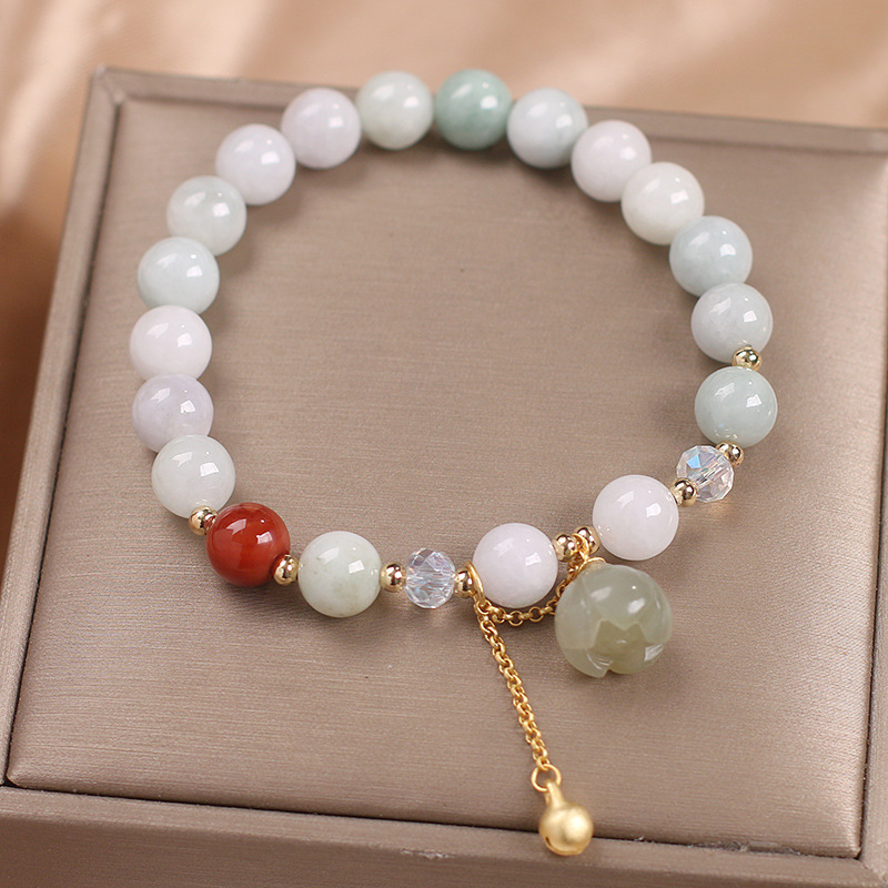 Ethnic Style Natural Agate Bead Bracelet