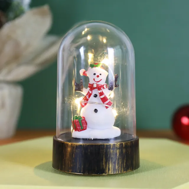 Creative Christmas Decorations Small Night Lamp Desktop Ornaments Snowman - Shop at LoveMi
