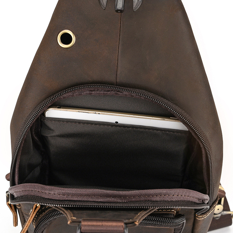 Men's Vintage Crossbody Bag Crossbody Bag — detail view 7