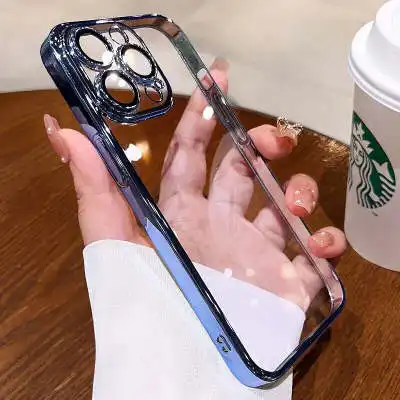 Suitable Crystal Transparent Hard Phone Case Simple