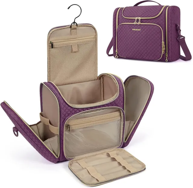 Women's Large Capacity Waterproof Portable Travel Multifunctional Storage Bag Purple - Shop at LoveMi