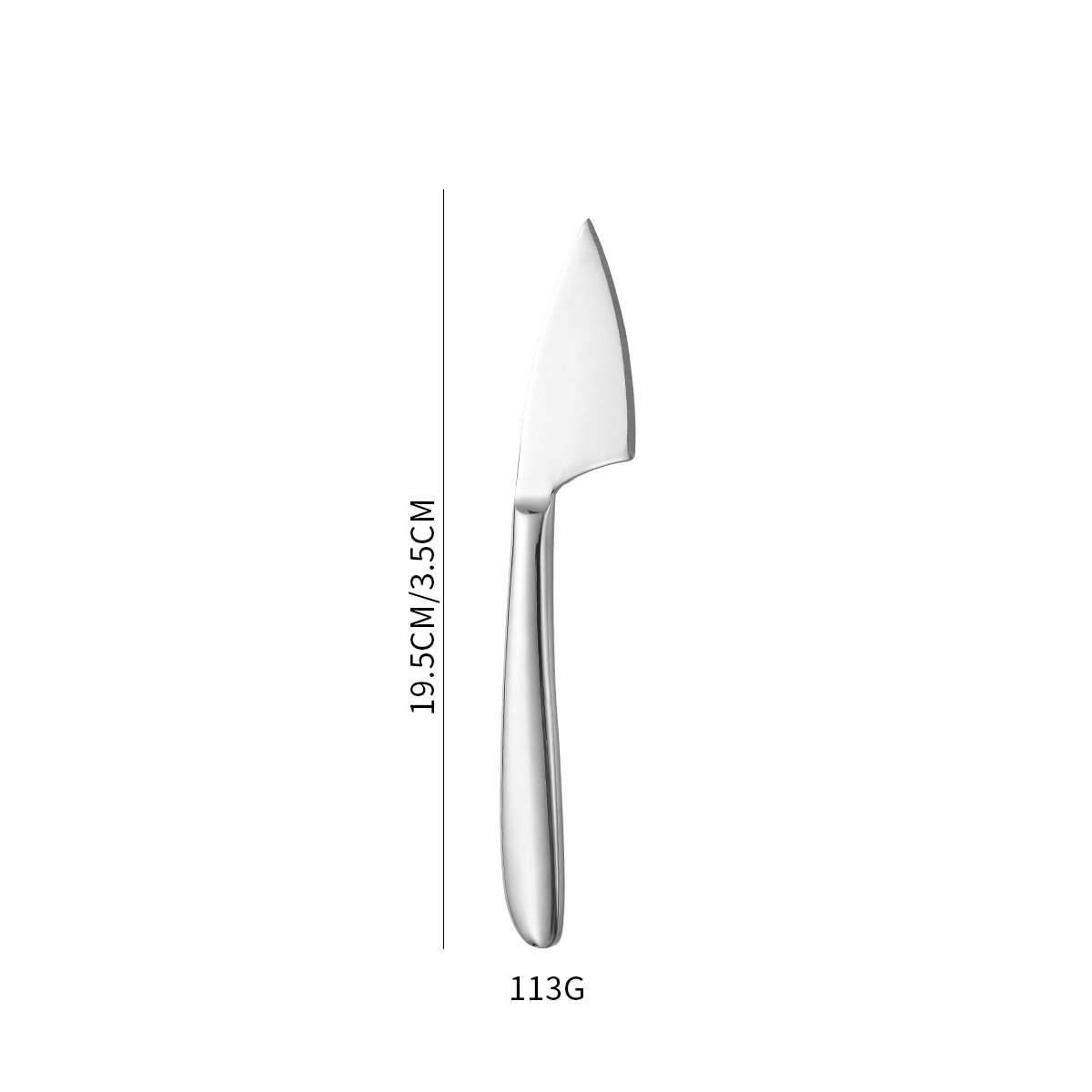 Cheese Sharp Knife Silver