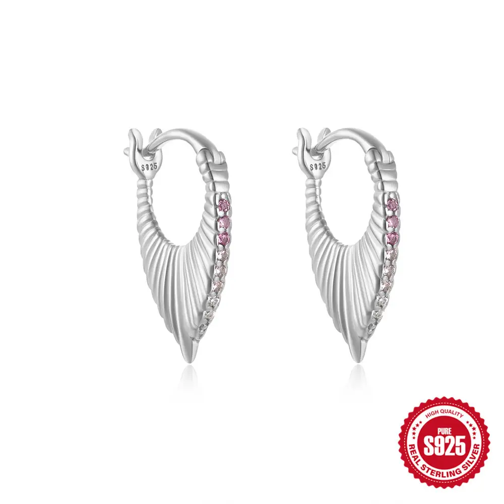 Retro Fashion Minimalism Silver Earrings Women