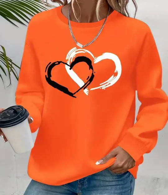 Season Popular Velvet Padded Long Sleeve Orange - Shop at LoveMi