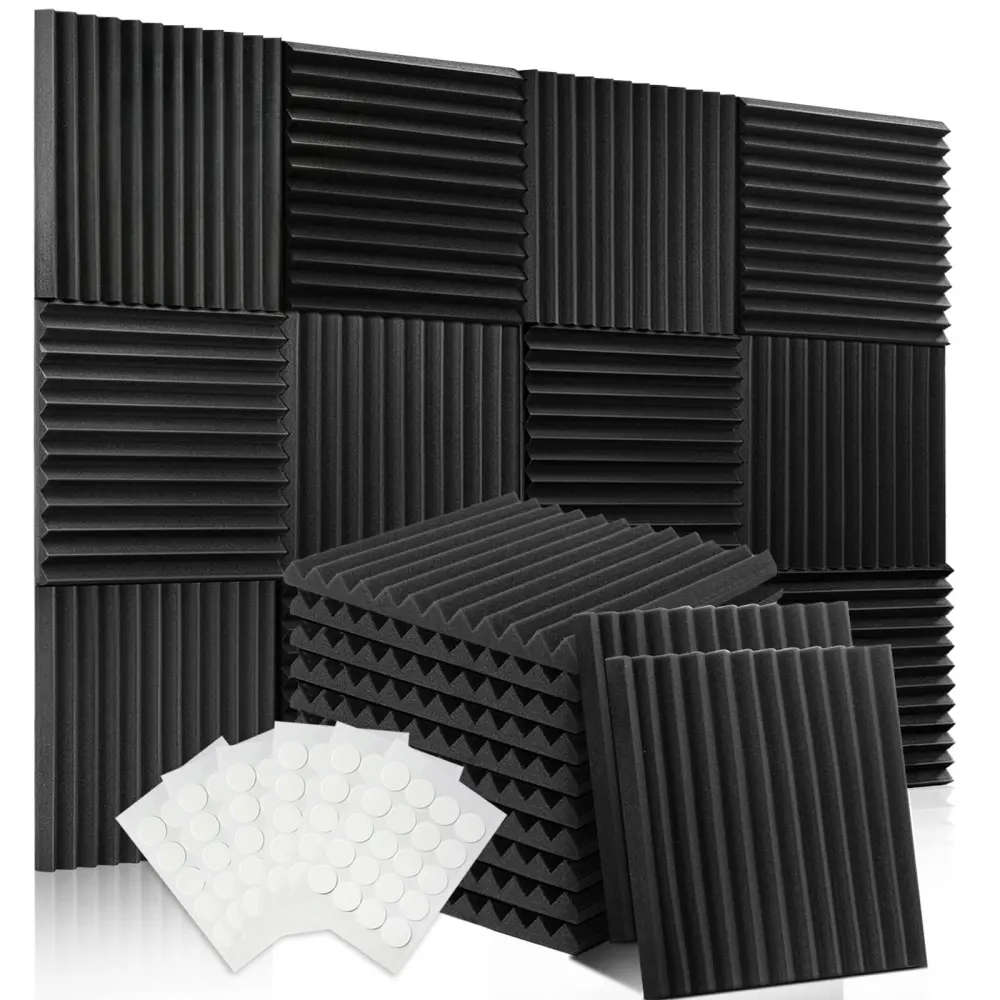 Acoustic Foam for Professional Recording Studio Walls