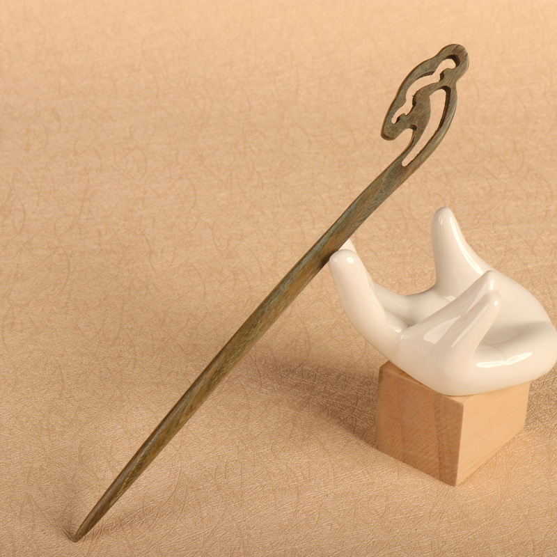 Green Sandalwood Hairpin Hairpin Antiquity Hair Clasp 20