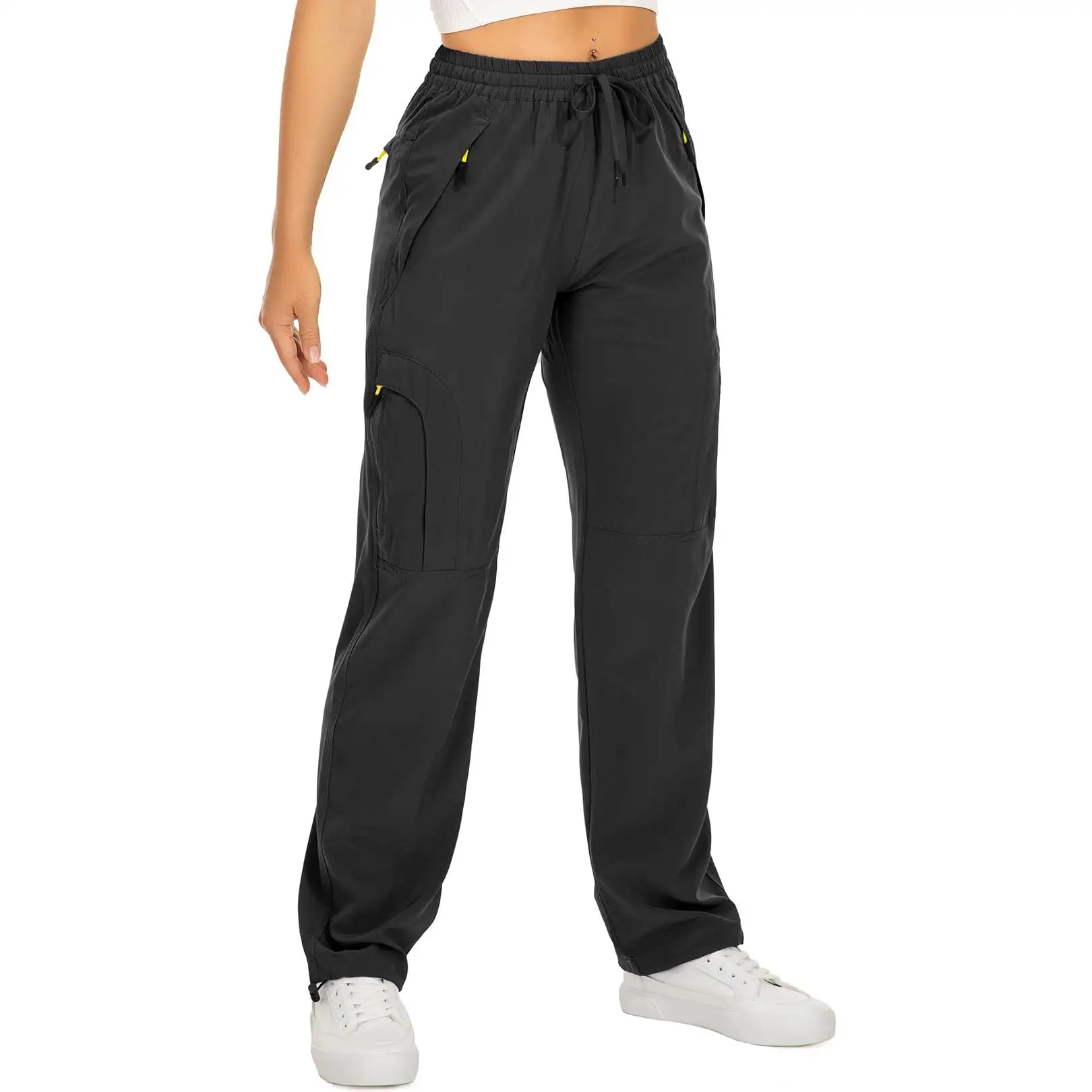 Womens Quick-Drying Waterproof Zippered Work Pants